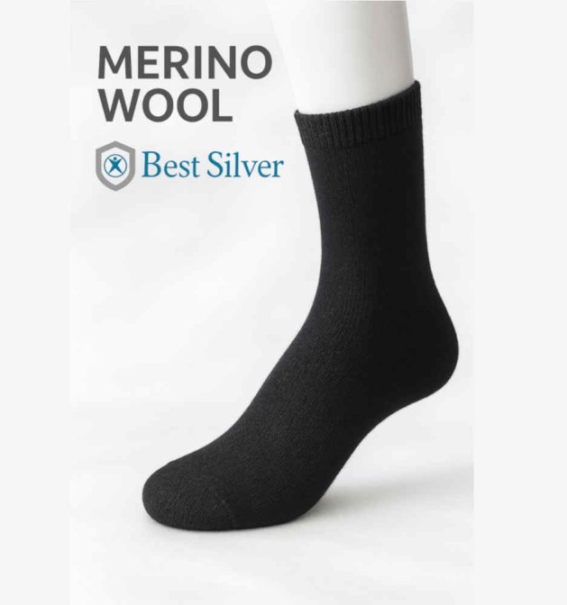 best4feet, bestsilver, merinowollen sokken